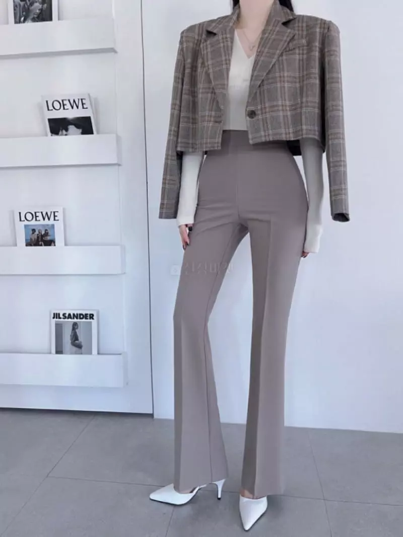 Want - Korean Women Fashion - #restrostyle - Tention Up Pants - 7
