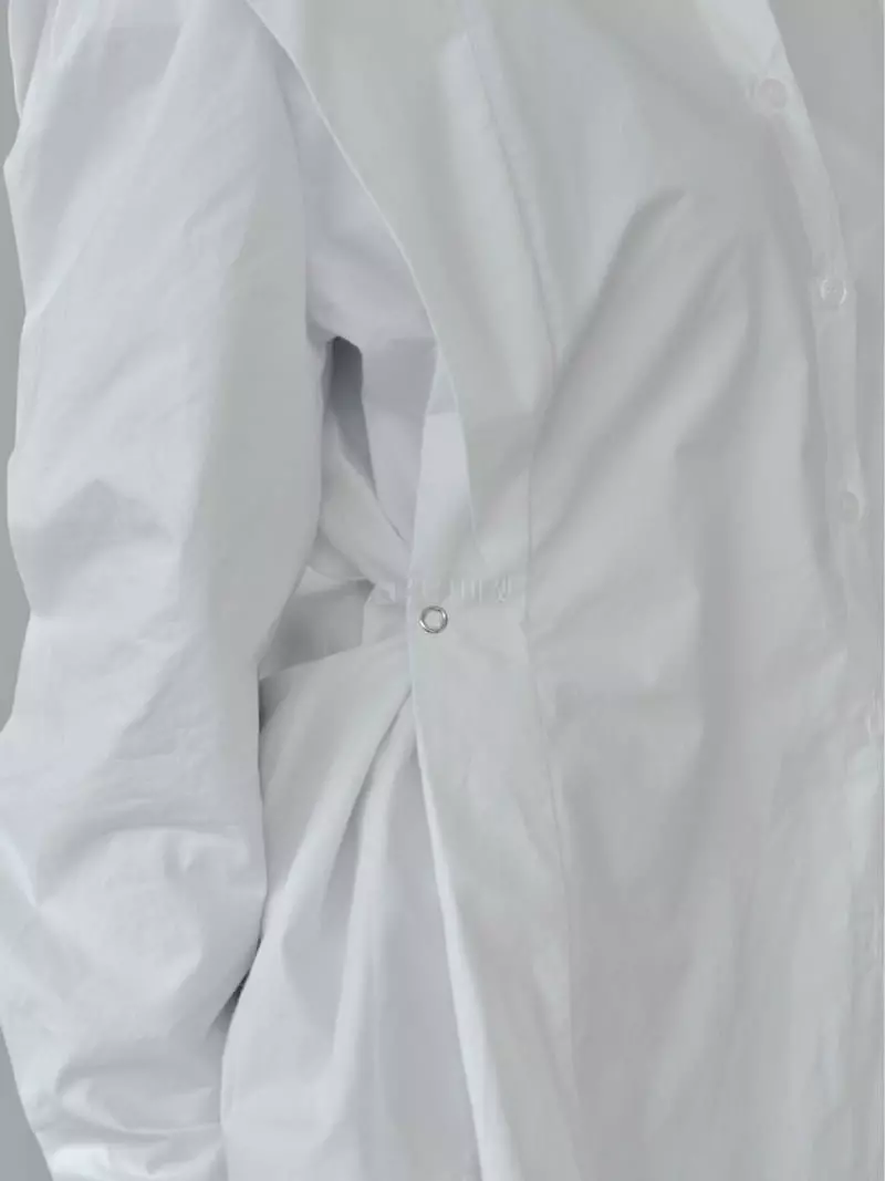 Want - Korean Women Fashion - #shopsmall - Snap Edge Shirt - 12