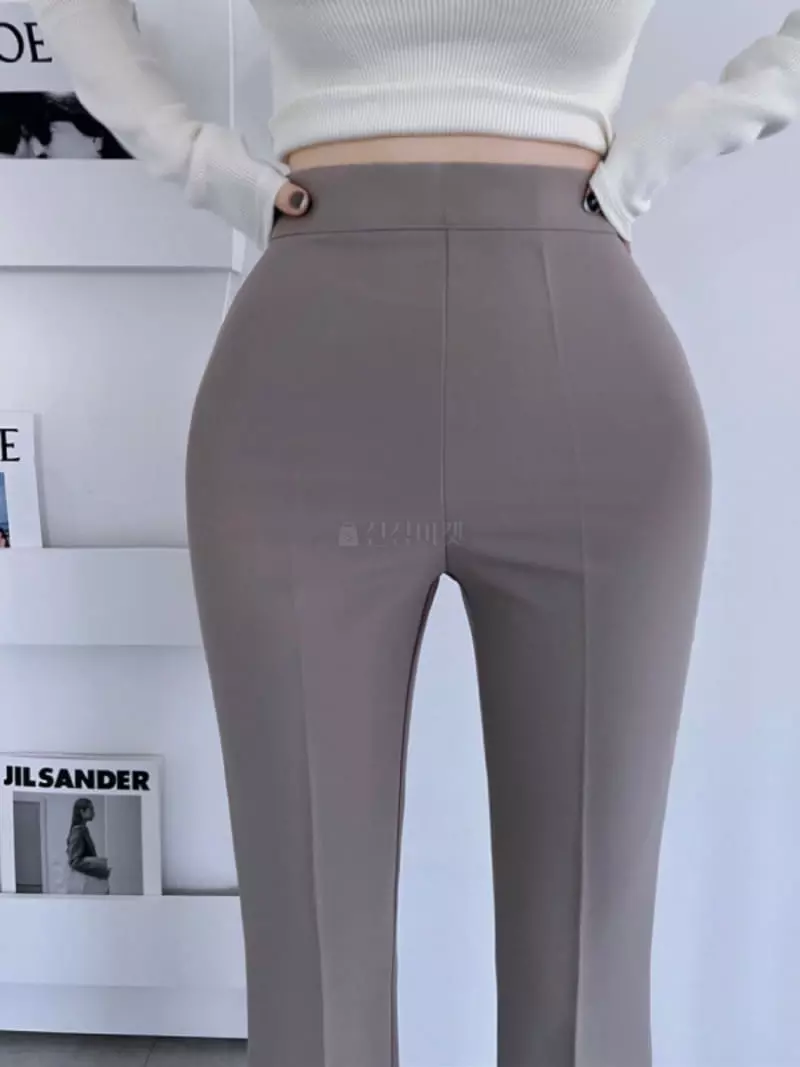 Want - Korean Women Fashion - #thatsdarling - Tention Up Pants - 10