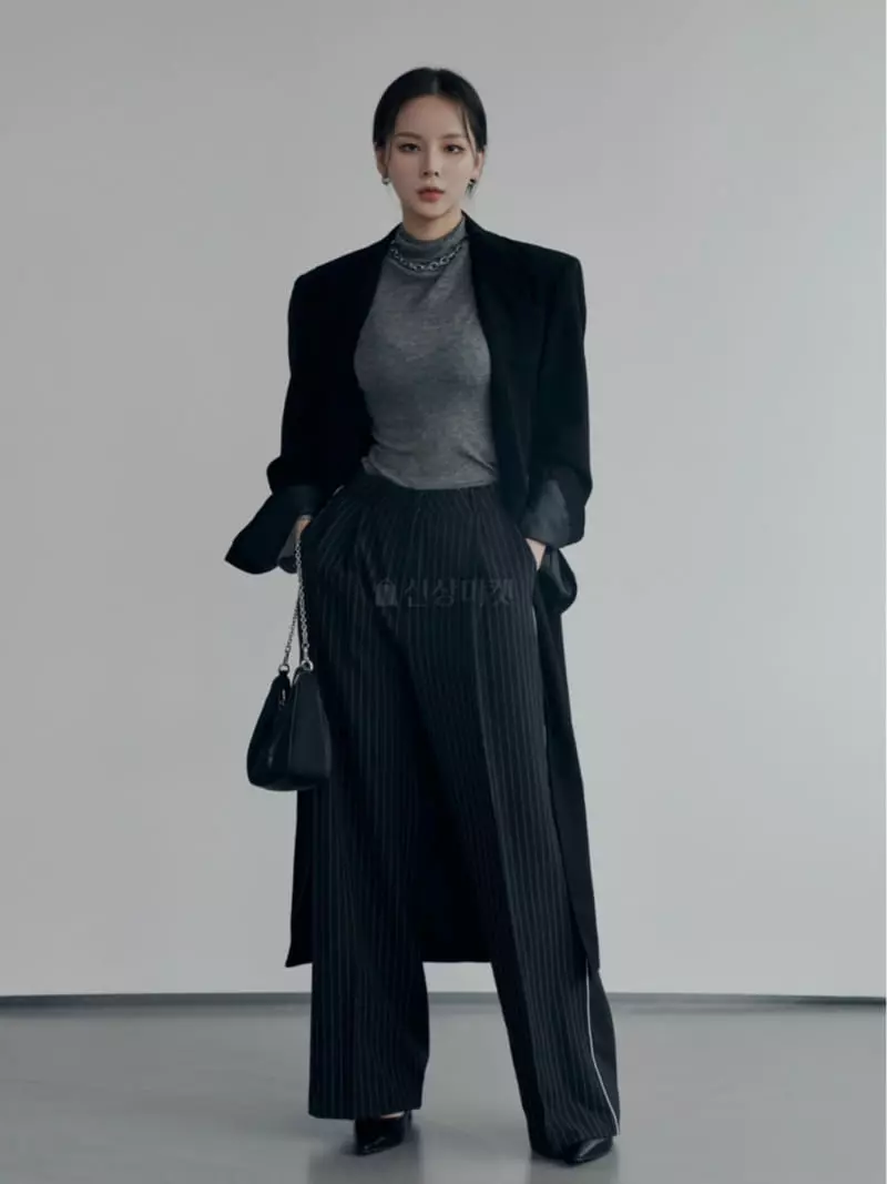 Want - Korean Women Fashion - #vintageinspired - Stripes Pants - 11