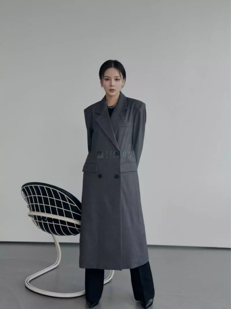 Want - Korean Women Fashion - #vintageinspired - Baton Long Coat - 5