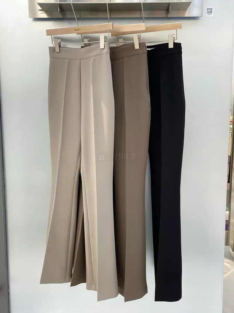 Want - Korean Women Fashion - #womensfashion - Tention Up Pants - 4