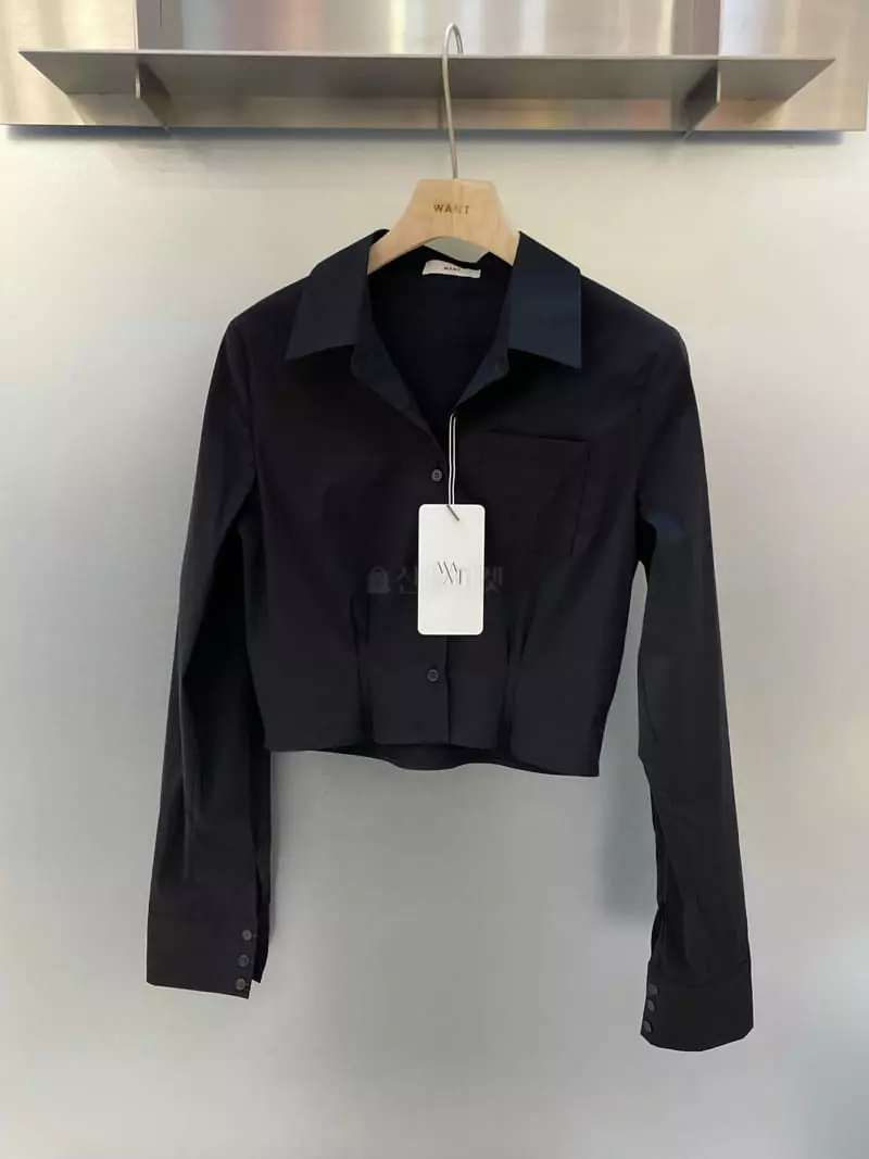 Want - Korean Women Fashion - #womensfashion - Crop Shirt - 11