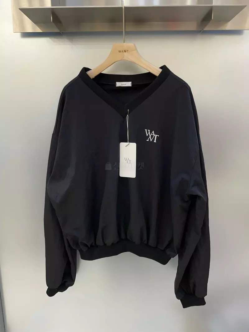 Want - Korean Women Fashion - #momslook - Want Nylon Sweatshirt - 4