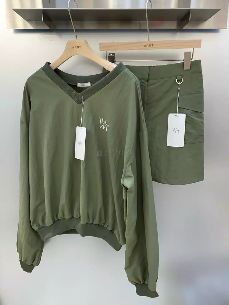 Want - Korean Women Fashion - #womensfashion - Want Nylon Sweatshirt - 6