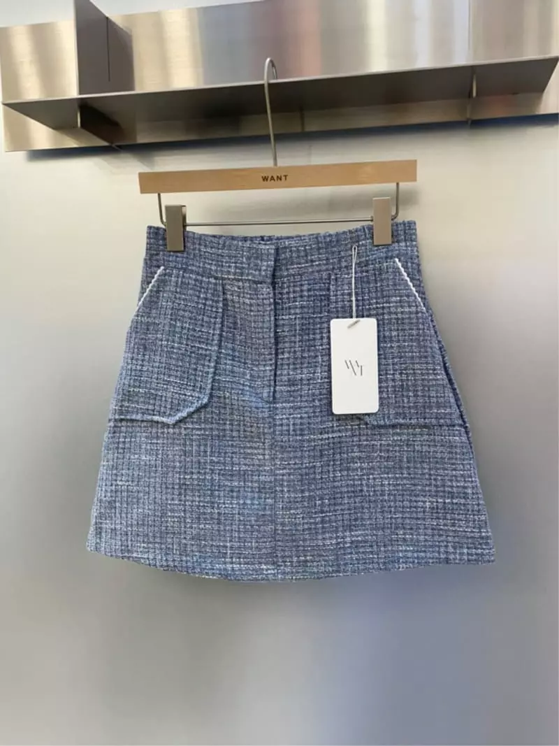 Want - Korean Women Fashion - #womensfashion - Adell Twid Skirt - 6