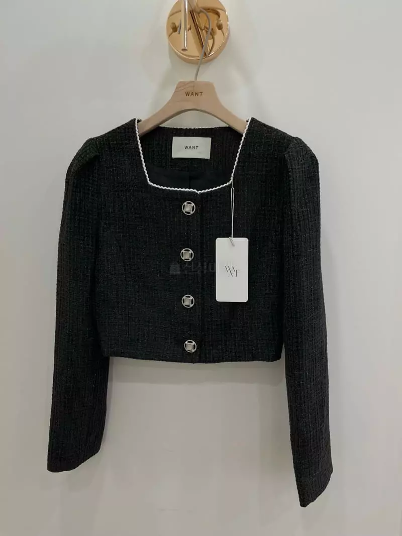 Want - Korean Women Fashion - #womensfashion - Adell Twid Jacket