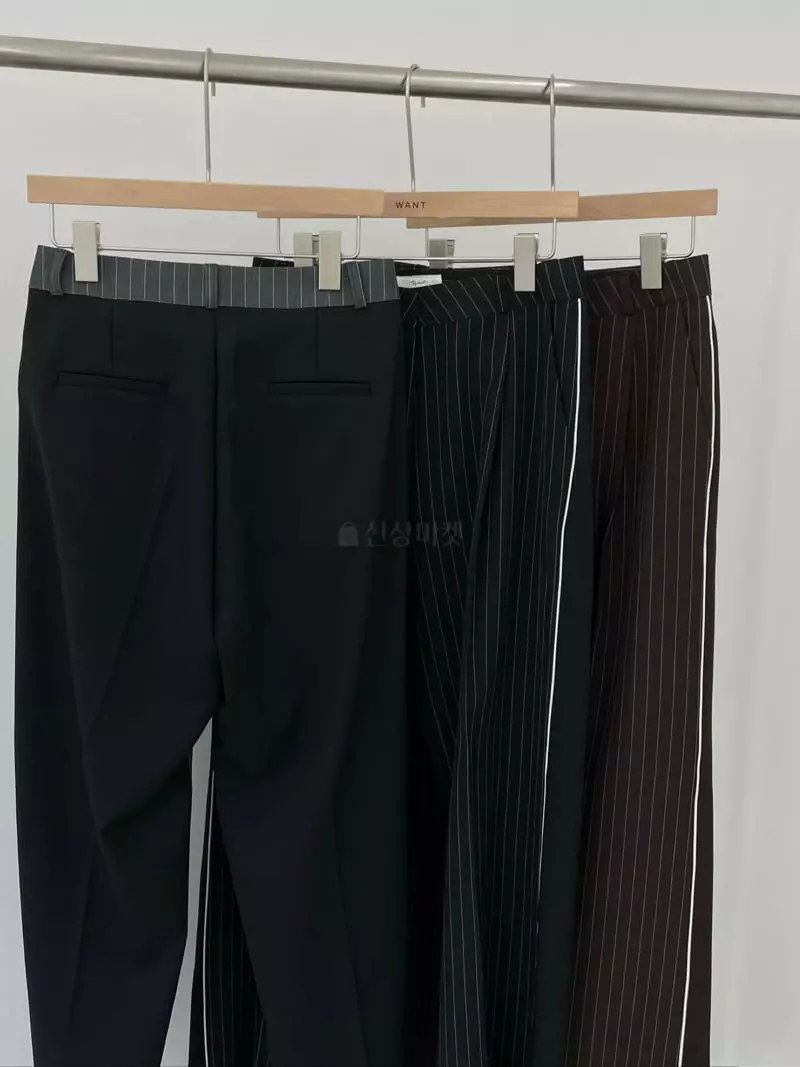 Want - Korean Women Fashion - #womensfashion - Stripes Pants - 10
