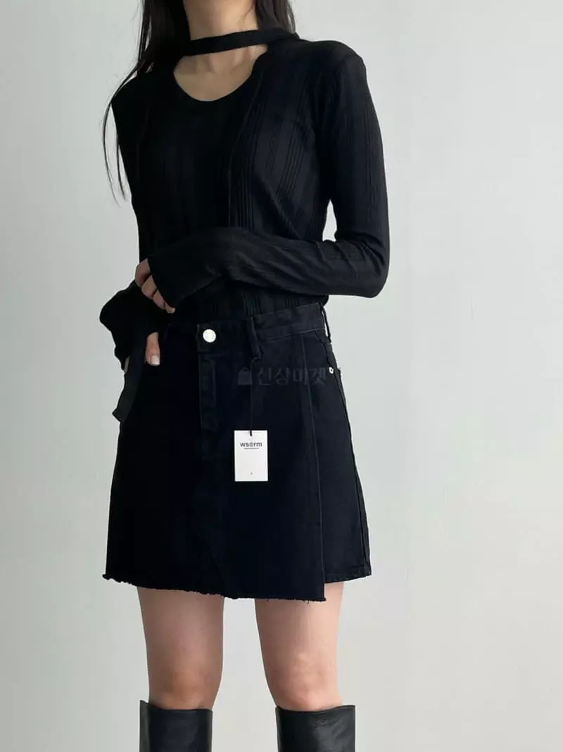 Washingroom - Korean Women Fashion - #pursuepretty - Tie Tee - 6