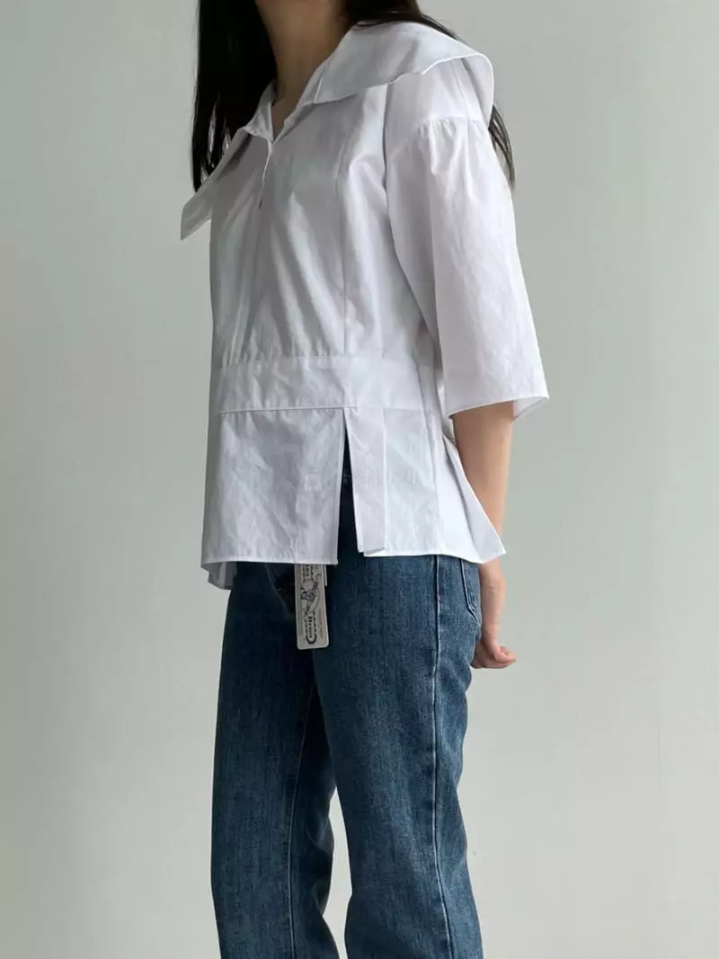 Washingroom - Korean Women Fashion - #vintagekidsstyle - Carry Blouse - 4