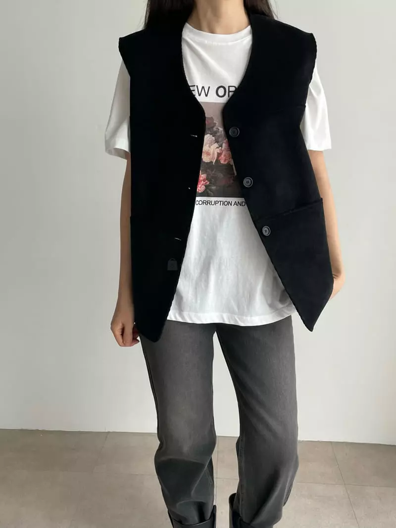 Washingroom - Korean Women Fashion - #womensfashion - Autumn Vest - 5