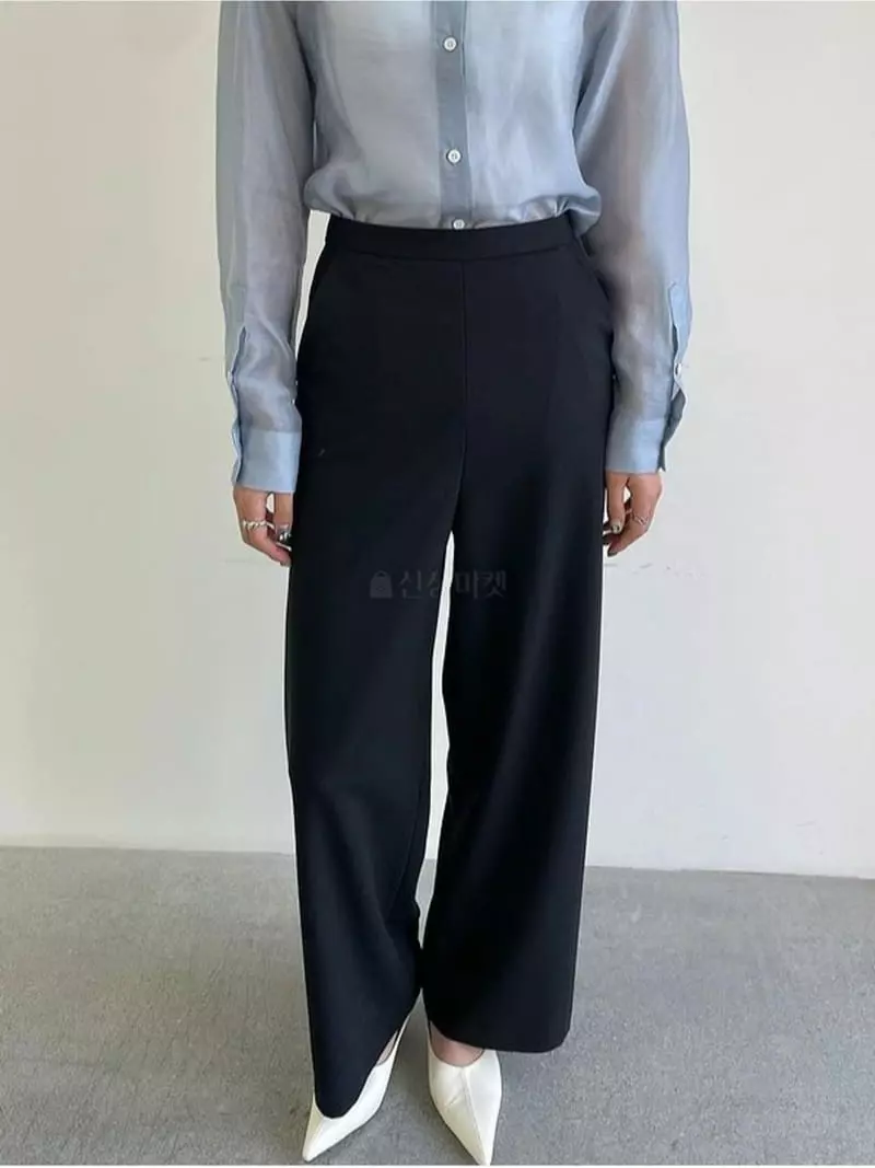 Waterbar - Korean Women Fashion - #womensfashion - Maroon Pants - 4