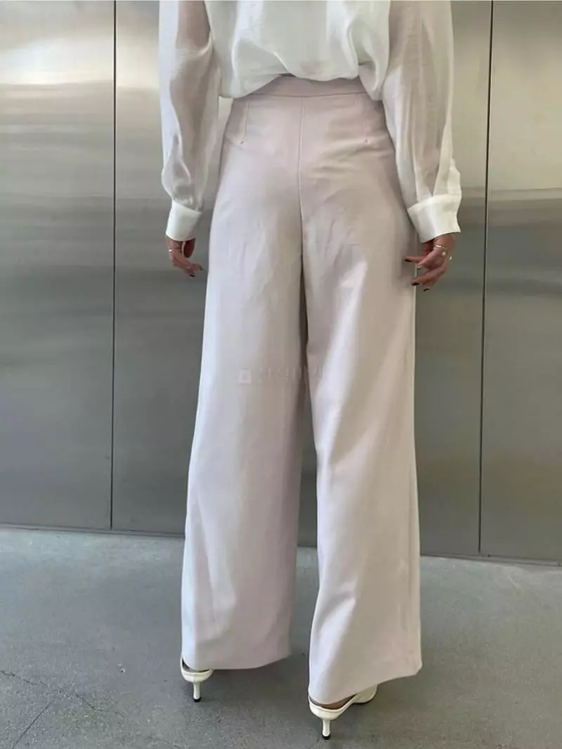 Waterbar - Korean Women Fashion - #momslook - Maroon Pants - 6
