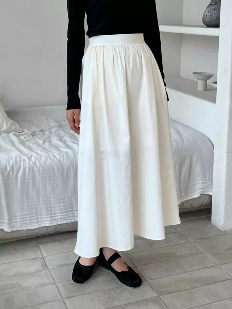 Waterbar - Korean Women Fashion - #restrostyle - Banding Plare Skirt - 6