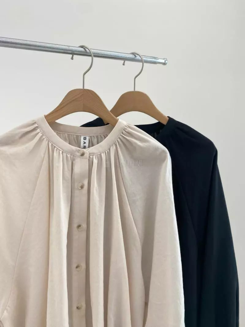 Waterbar - Korean Women Fashion - #vintageinspired - Lowl Shirring Blouse - 7