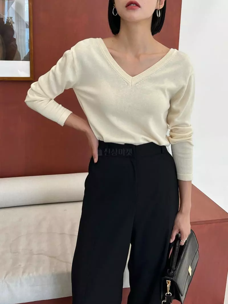 Waterbar - Korean Women Fashion - #womensfashion - Peri Yang V Cardigan