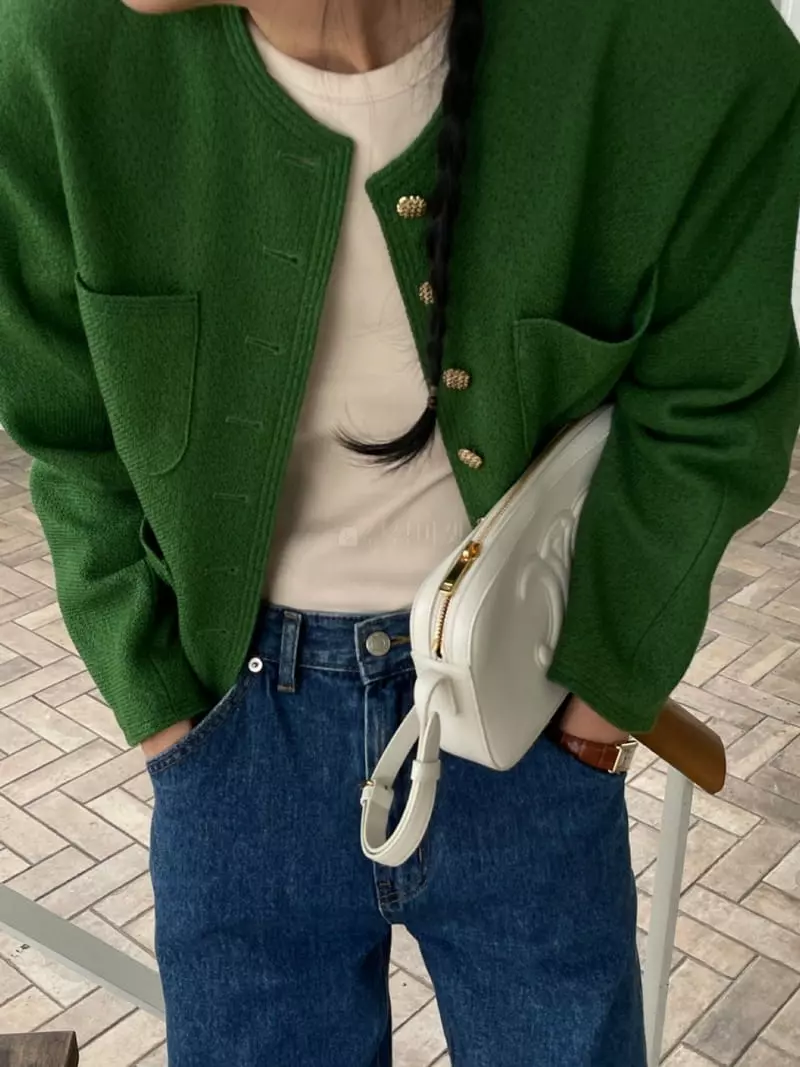 We Are - Korean Women Fashion - #momslook - Flip Twid Jacket - 2