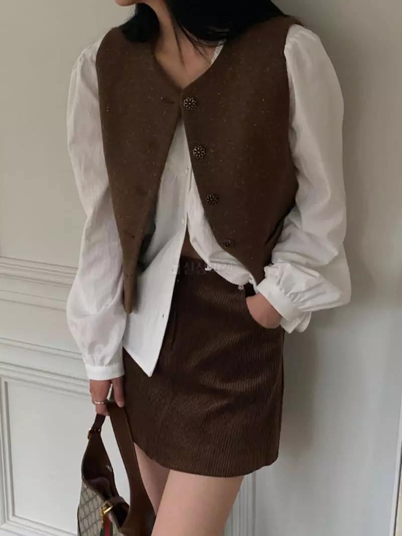 We Are - Korean Women Fashion - #momslook - Perin Vest - 12