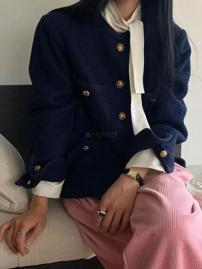 We Are - Korean Women Fashion - #momslook - Crunch Twid Jacket - 11
