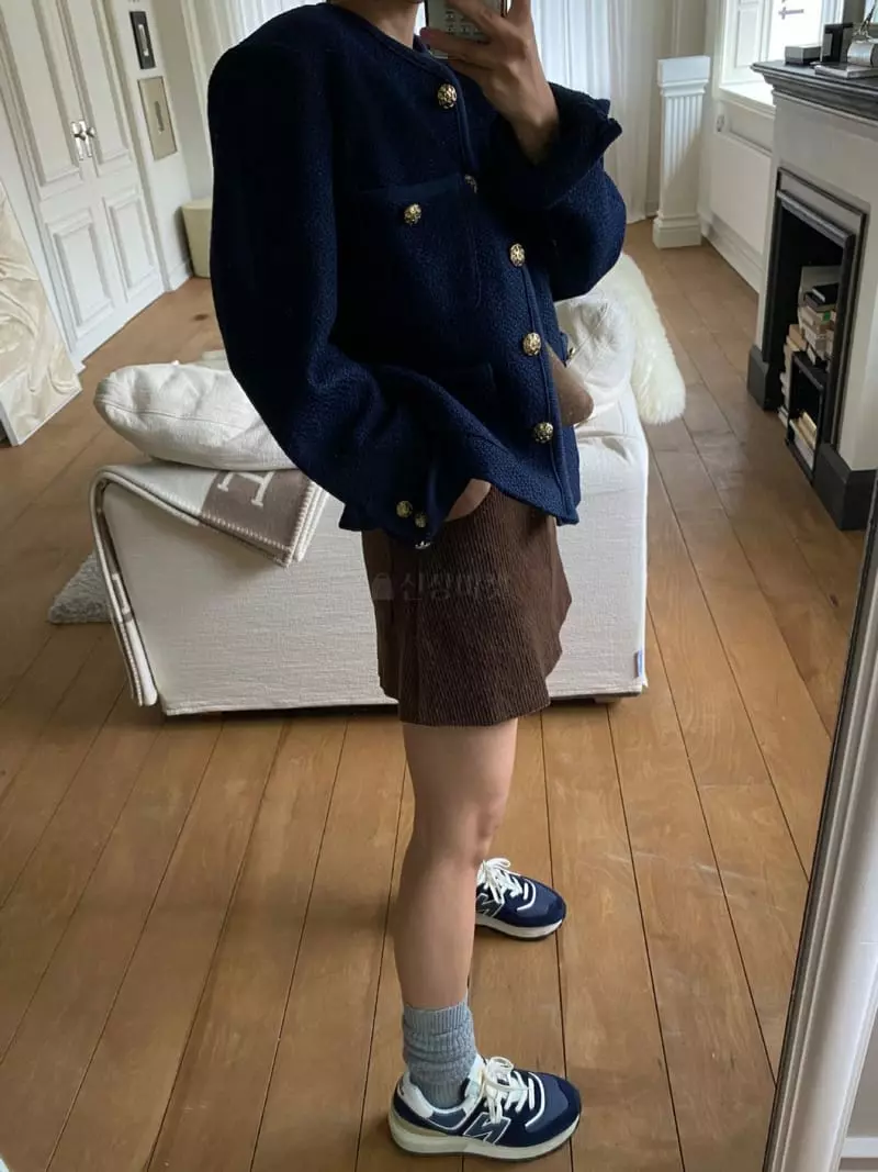 We Are - Korean Women Fashion - #momslook - Crunch Twid Jacket - 7