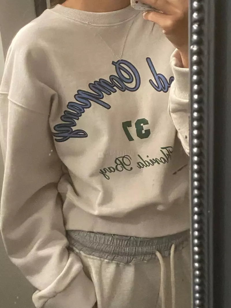We Are - Korean Women Fashion - #momslook - Company Sweatshirt - 5