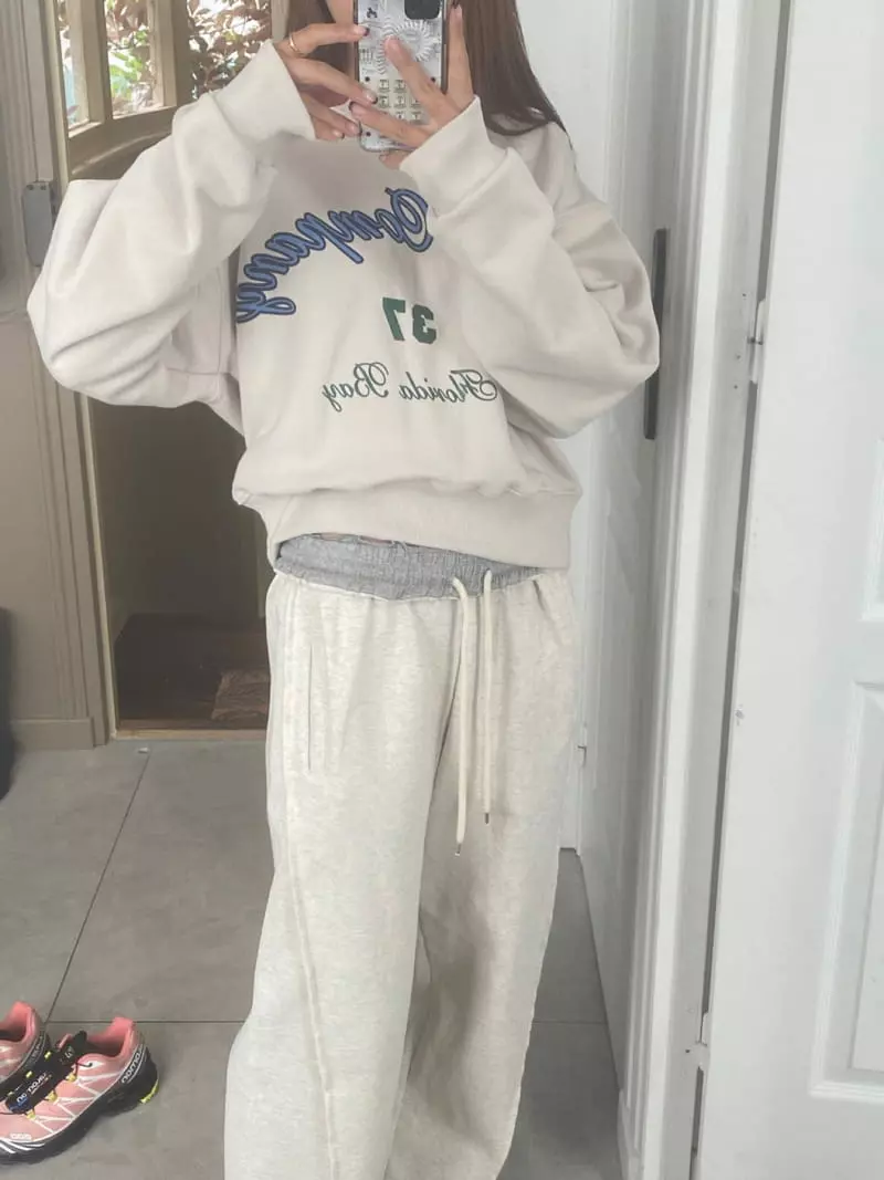 We Are - Korean Women Fashion - #momslook - Company Sweatshirt - 9