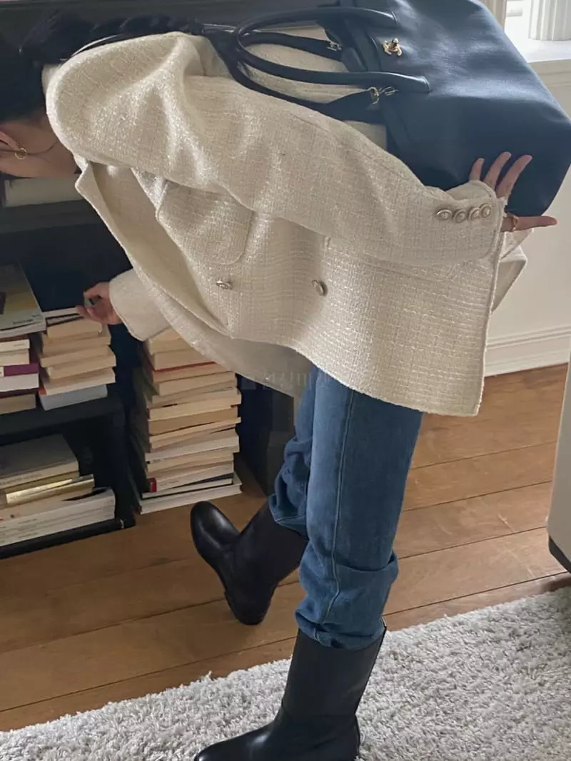 We Are - Korean Women Fashion - #momslook - Anna Doudle Twid Jacket - 2