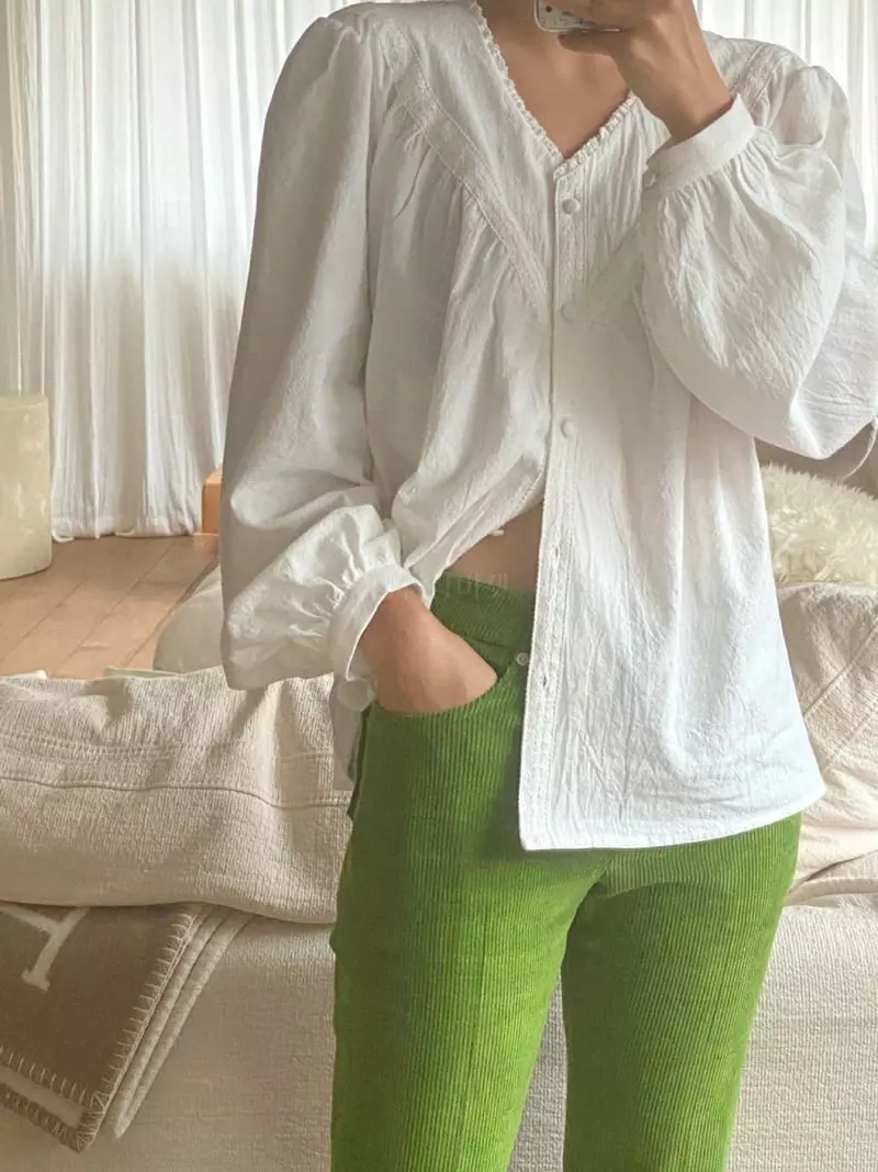 We Are - Korean Women Fashion - #momslook - Benny Lace Blouse - 6