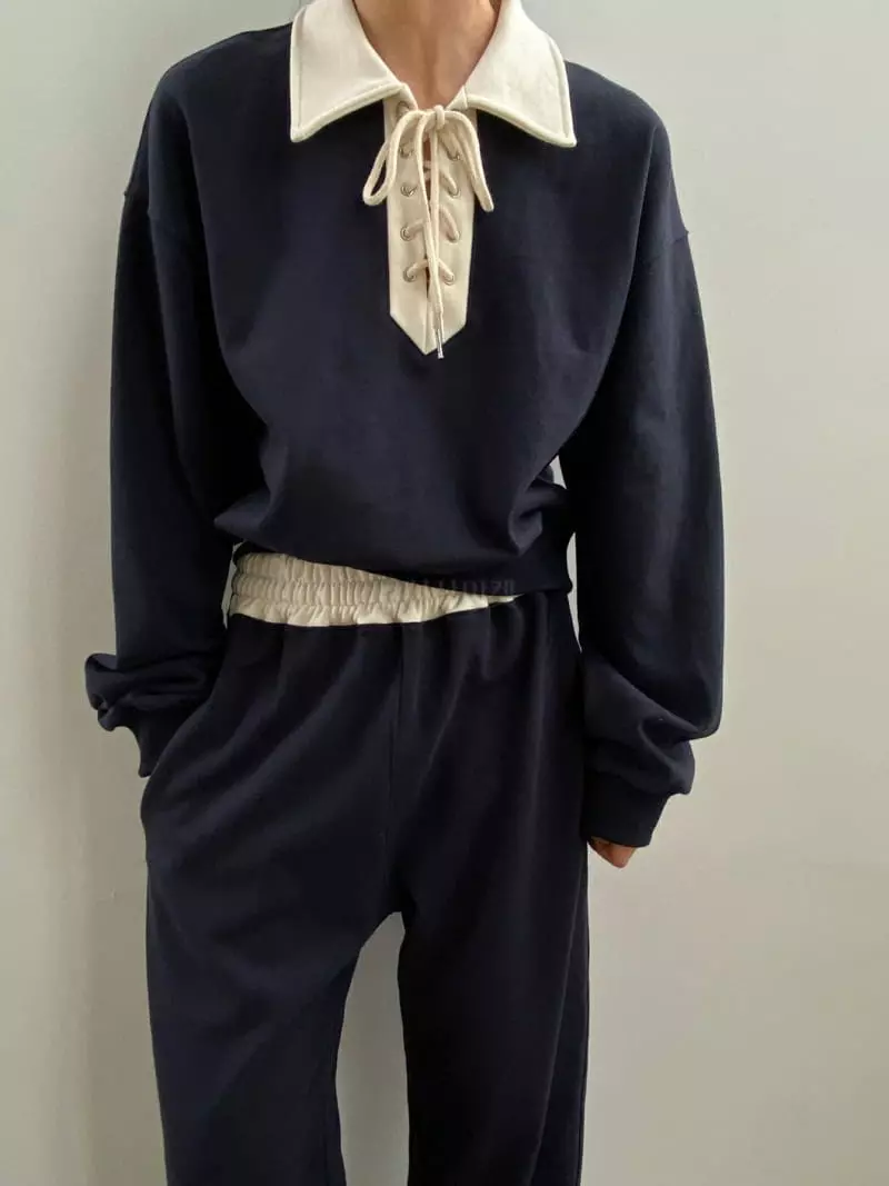 We Are - Korean Women Fashion - #momslook - Mont Eyelet Sweatshirt - 3