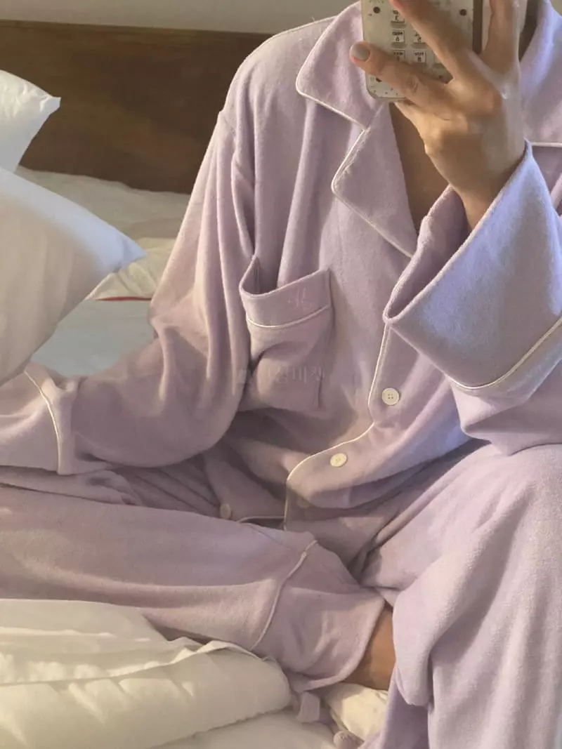 We Are - Korean Women Fashion - #momslook - Morning Pajamas Set - 9