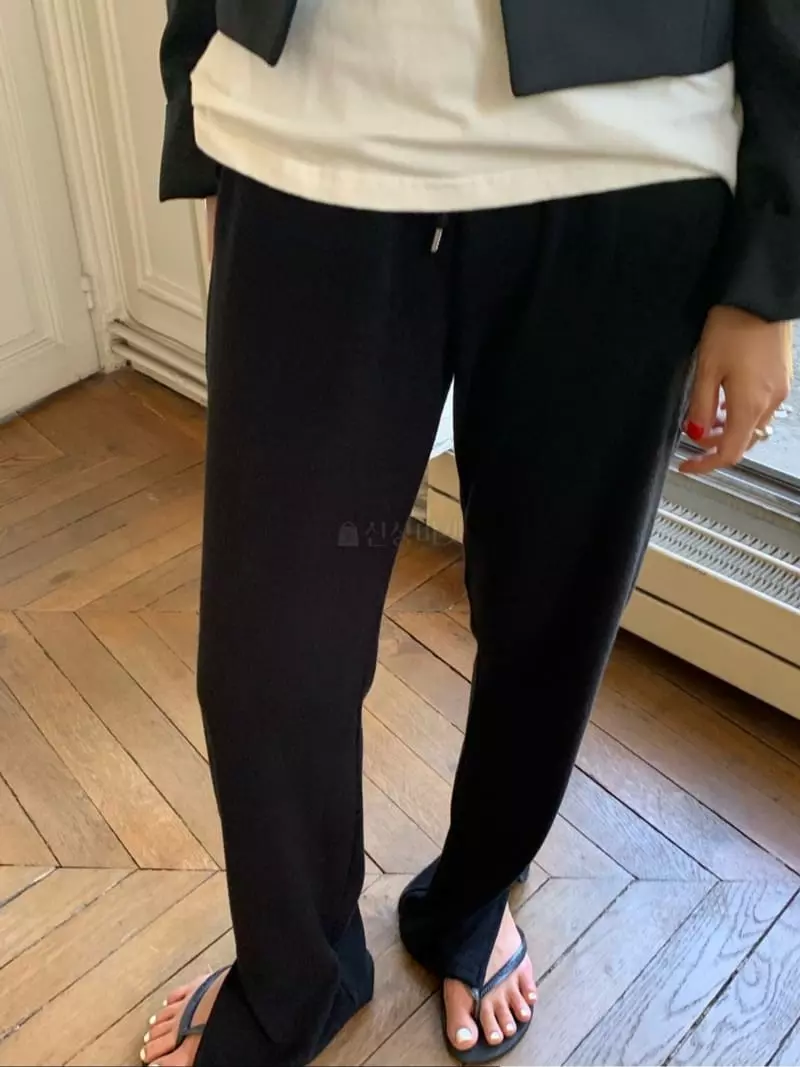 We Are - Korean Women Fashion - #momslook - Rin Slit Pants
