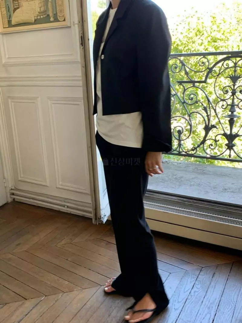 We Are - Korean Women Fashion - #momslook - Rin Slit Pants - 2