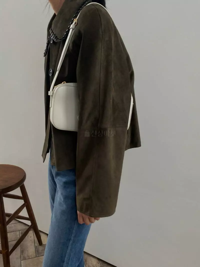 We Are - Korean Women Fashion - #momslook - Gardening Suede Jacket - 2