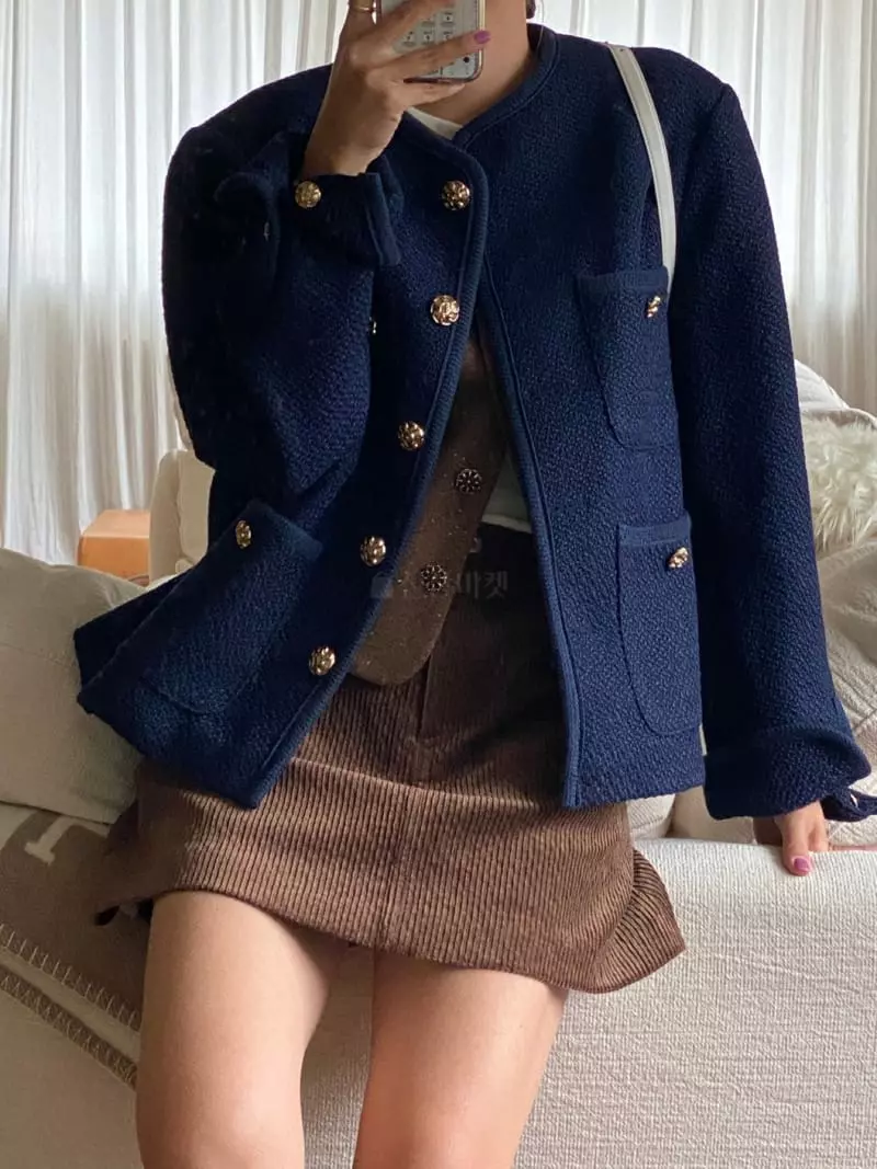 We Are - Korean Women Fashion - #pursuepretty - Crunch Twid Jacket