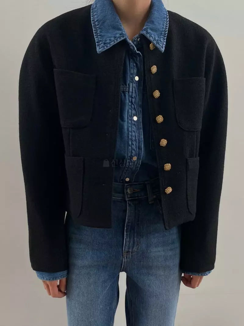 We Are - Korean Women Fashion - #romanticstyle - Flip Twid Jacket - 12