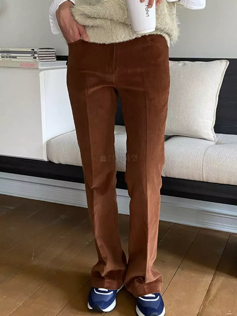 We Are - Korean Women Fashion - #romanticstyle - Poki Rib Pants - 7