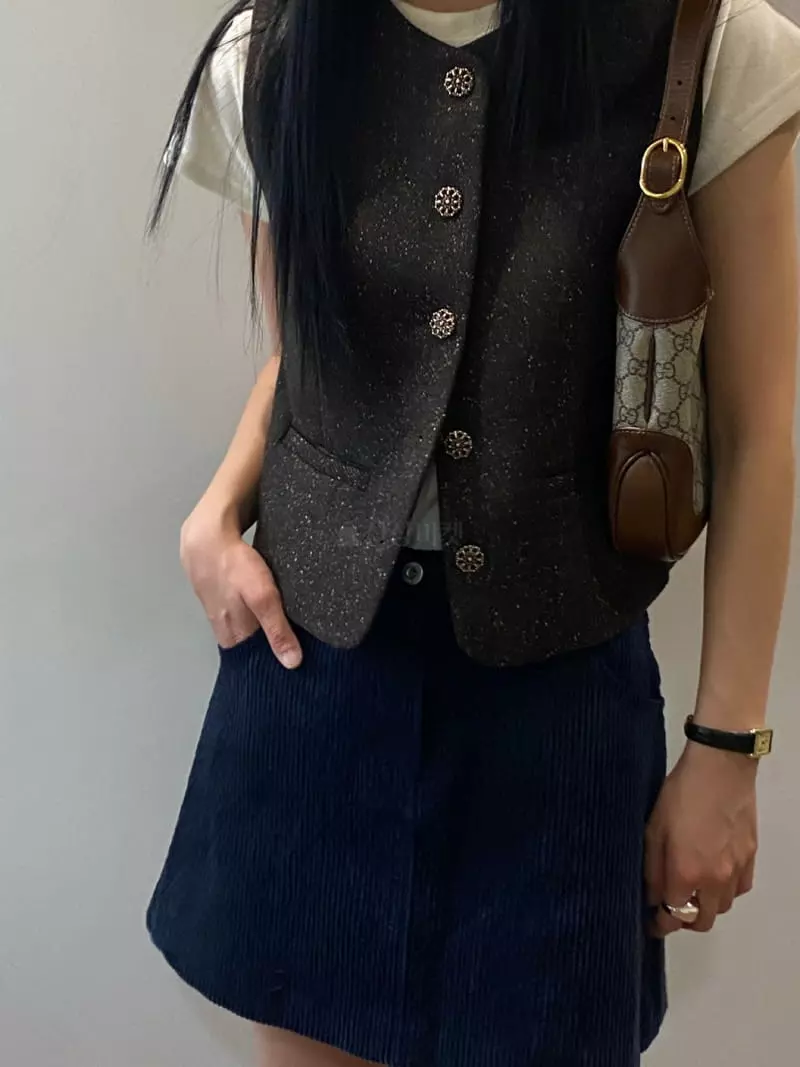 We Are - Korean Women Fashion - #romanticstyle - Perin Vest - 6
