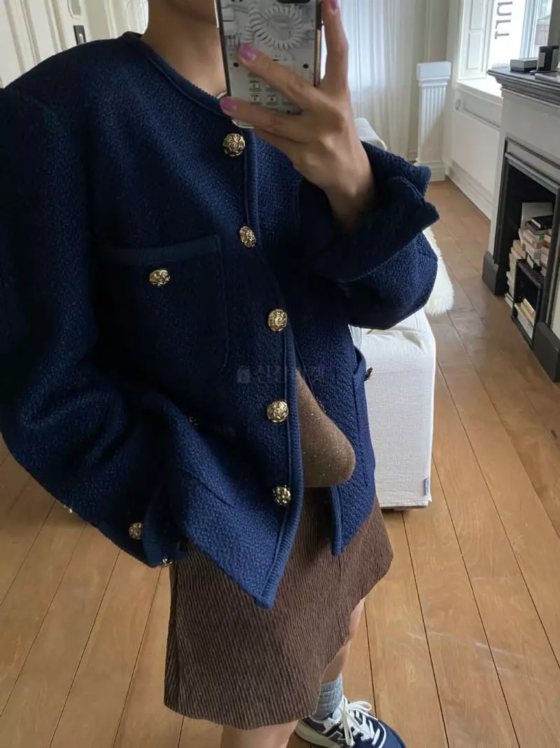 We Are - Korean Women Fashion - #thelittlethings - Crunch Twid Jacket - 6