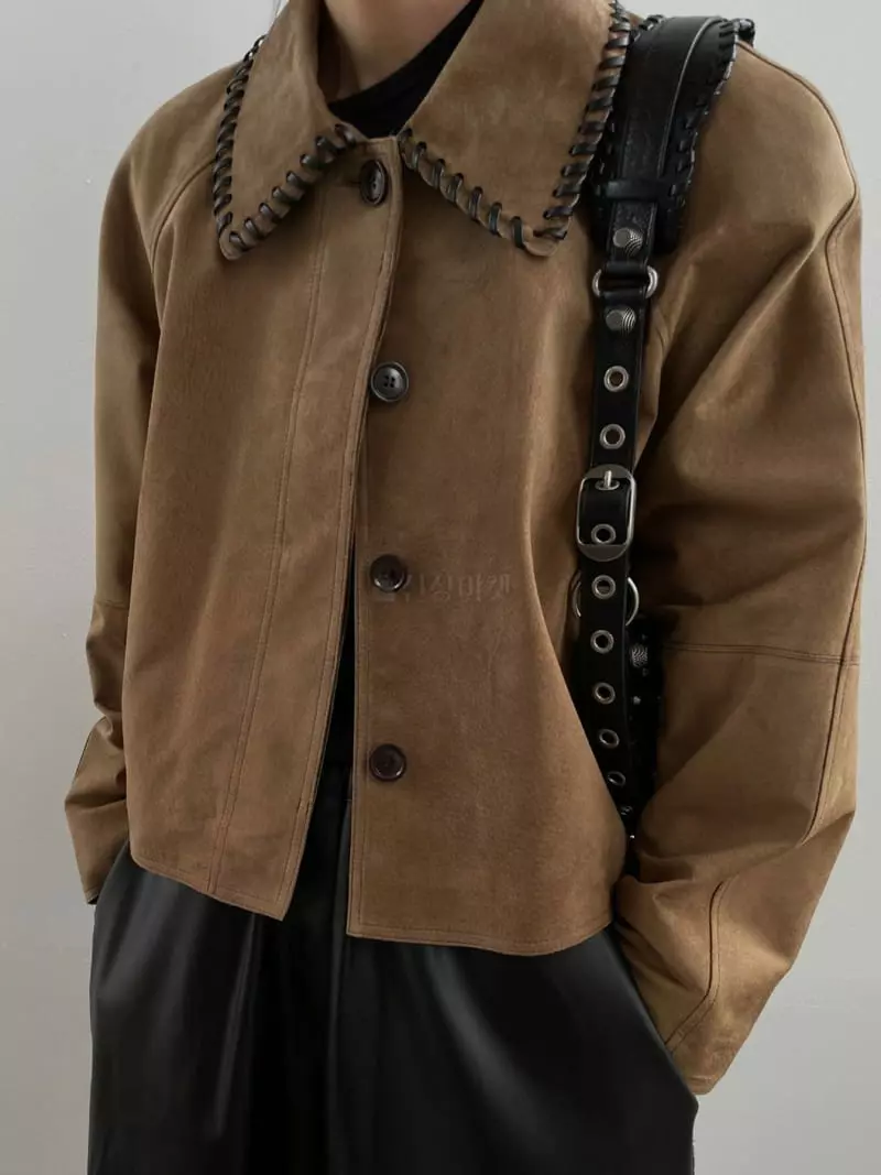 We Are - Korean Women Fashion - #thelittlethings - Gardening Suede Jacket - 11