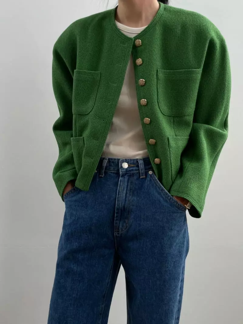 We Are - Korean Women Fashion - #vintageinspired - Flip Twid Jacket - 8