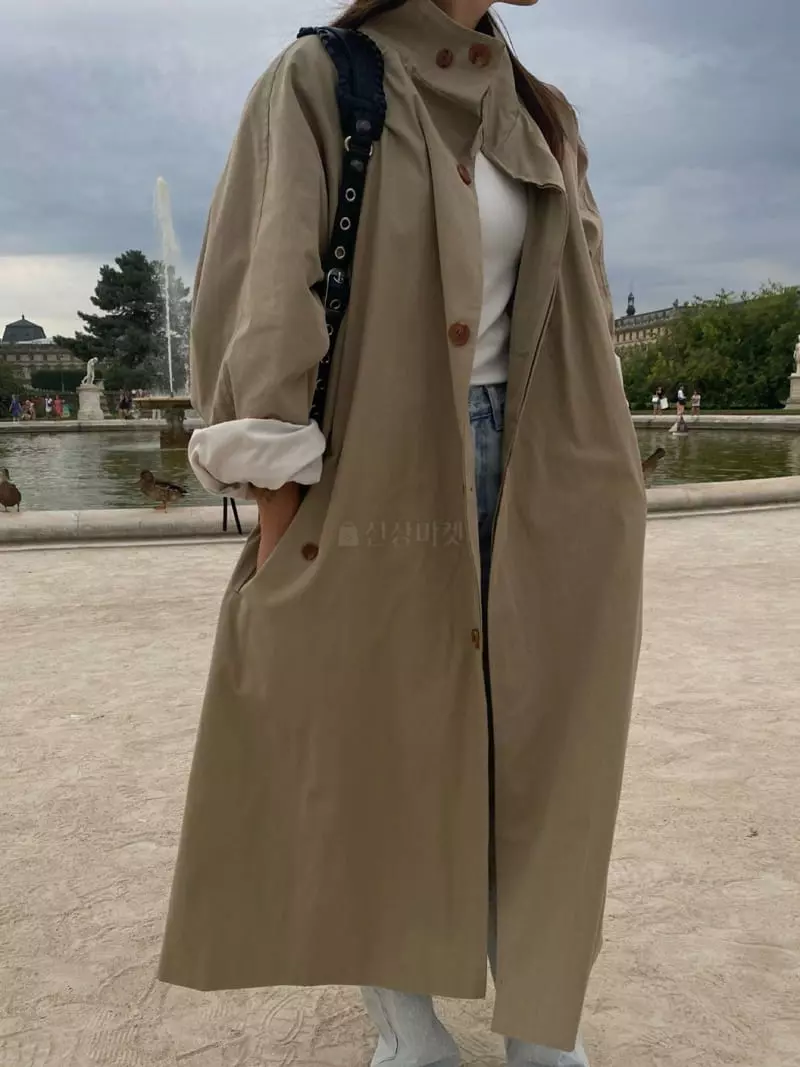 We Are - Korean Women Fashion - #vintagekidsstyle - Thomas Trench Coat