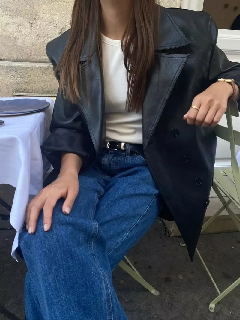 We Are - Korean Women Fashion - #vintagekidsstyle - Dicoad Leather Jacket - 7