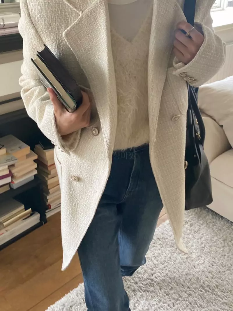 We Are - Korean Women Fashion - #womensfashion - Anna Doudle Twid Jacket - 3