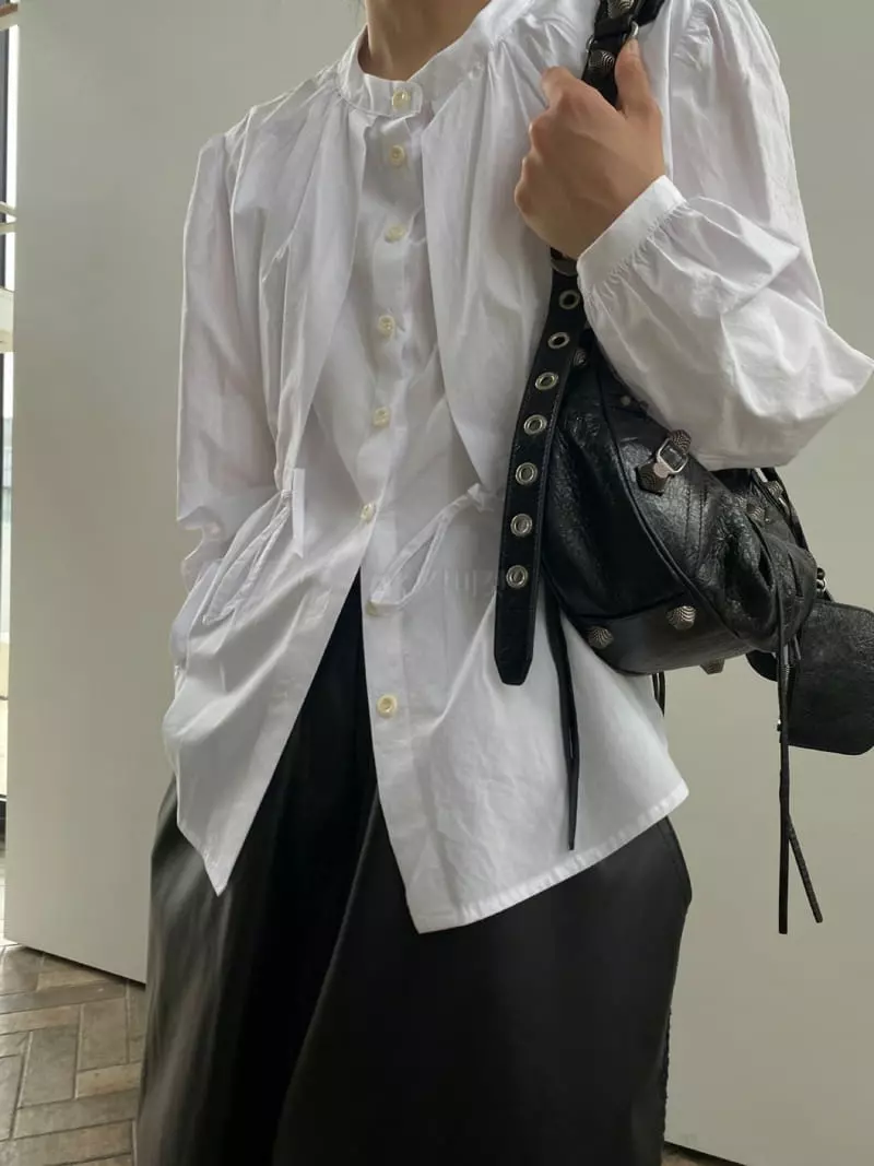 We Are - Korean Women Fashion - #womensfashion - Bebe Shirring Blouse - 6