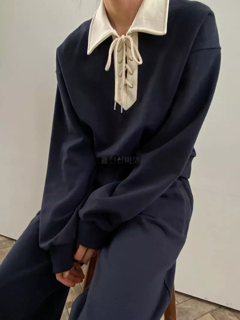 We Are - Korean Women Fashion - #womensfashion - Mont Eyelet Sweatshirt - 2