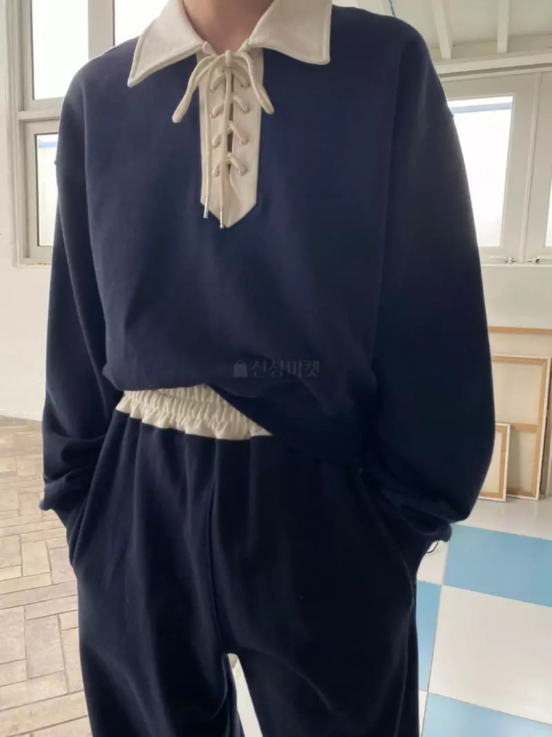 We Are - Korean Women Fashion - #momslook - Mont Eyelet Sweatshirt - 4