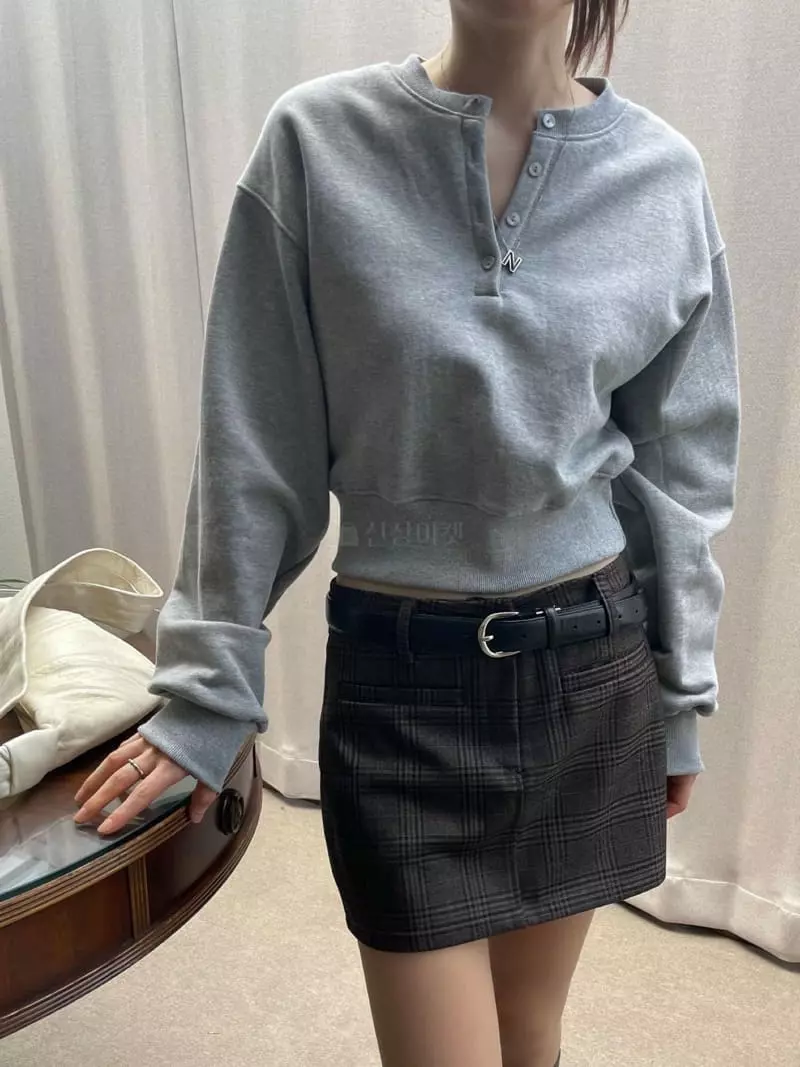Well Row - Korean Women Fashion - #momslook - Check Low Mini Skirt - 5