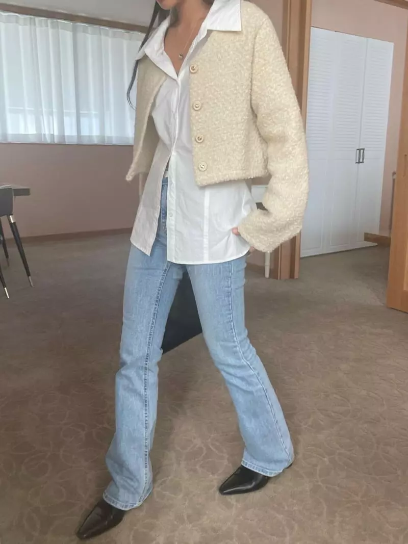 Well Row - Korean Women Fashion - #momslook - Twid Cardigan - 2