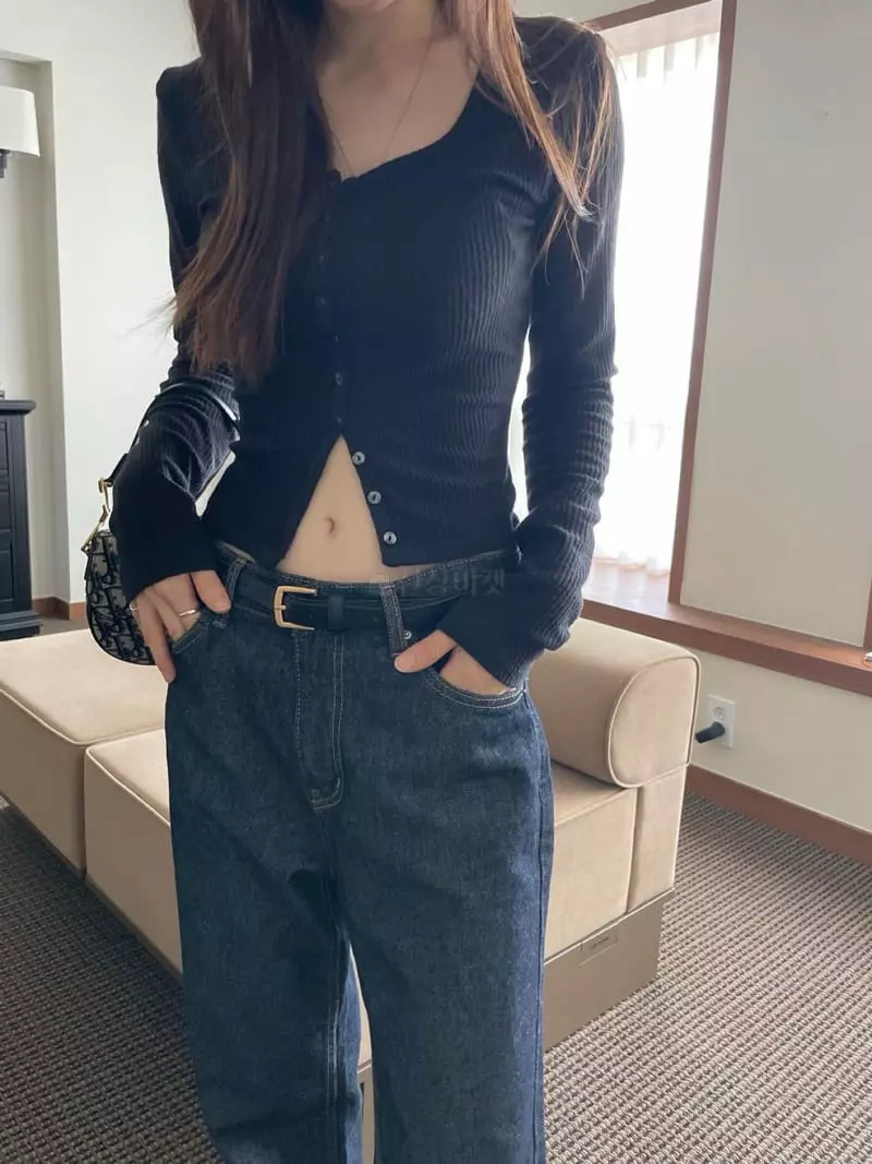 Well Row - Korean Women Fashion - #momslook - Angora Square Tee - 11