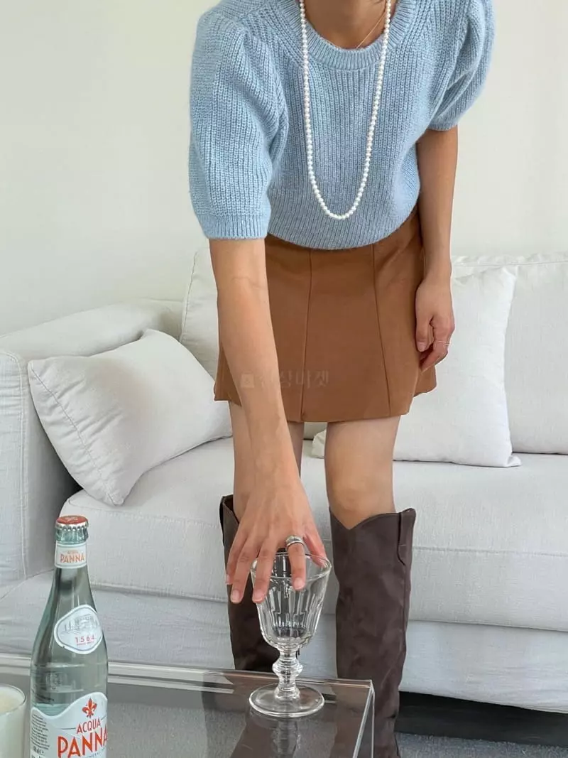 Well Row - Korean Women Fashion - #momslook - Mute Plare Skirt - 9